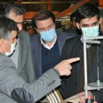 بازدید دکتر حسن پور رییس بسیج اصناف کشور از روند پیشرفت پروژه در حال ساخت  کارخانجات تولید پارچه های مبلی