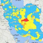پس از ۴۷ روز؛ رنگ قرمز به نقشه کرونایی کشور بازگشت