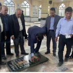 تجدید پیمان با آرمانهای والای شهیدان به مناسبت گرامیداشت هفته اصناف در فردوس