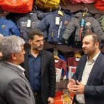 بازدید  رئیس اتاق اصناف همدان و مدیر کل صمت این استان از واحدهای صنفی