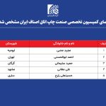 انتخابات کمیسیون تخصصی « صنعت چاپ» اتاق اصناف ایران برگزار شد