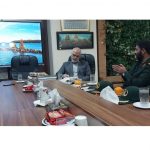 دیدار رئیس بسیج اصناف کشور، نائب رئیس اتاق اصناف ایران و رئیس بسیج اصناف خوزستان با استاندار خوزستان