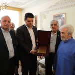 دیدار رئیس اتاق اصناف ایران با پیشکسوت صنفی و پدر شهید سیدهادی شمائی