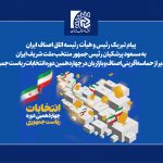 پیام تبریک رئیس و هیأت رئیسه اتاق اصناف ایران به رئیس جمهور منتخب ملت