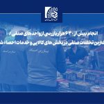 انجام بیش از 640 هزار بازرسی از واحدهای صنفی