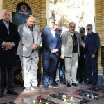 حضور رئیس اتاق اصناف ایران در گلزار شهدای بهشت معصومه قم و ادای احترام به شهدا