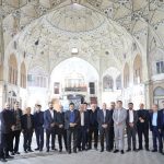 بازدید رئیس و هیات رئیسه اتاق اصناف ایران از تیمچه فرش بافان و اتحادیه فرش استان قم