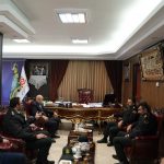 دیدار معاون فرهنگی و اجتماعی فرماندهی انتظامی تهران با رئیس اتاق اصناف ایران