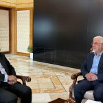 دیدار قاسم نوده فراهانی رئیس اتاق اصناف ایران با سردار اسکندر مومنی، وزیر کشور
