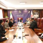 نشست رئیس پلیس نظارت بر اماکن عمومی فراجا با رئیس اتاق اصناف ایران
